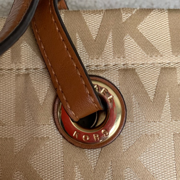 Michael Kors Brown Logo Tote - Picture 2 of 12
